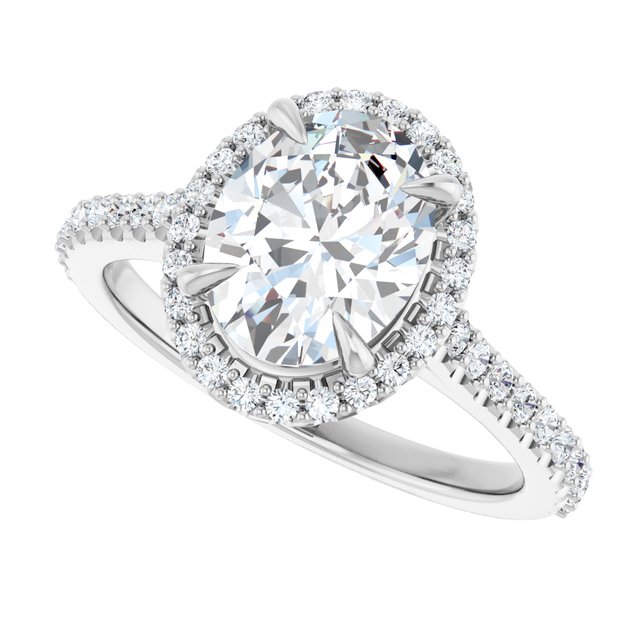 Halo-Style Engagement Ring