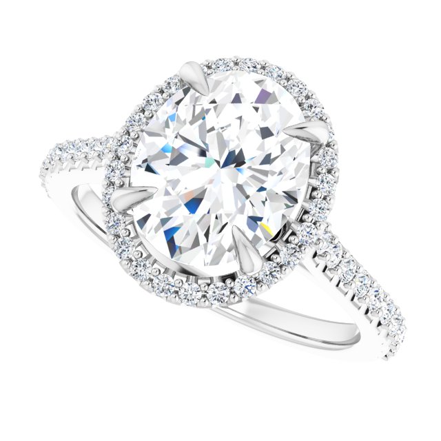 Halo-Style Engagement Ring