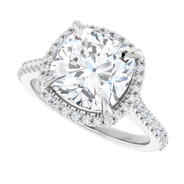 Halo-Style Engagement Ring