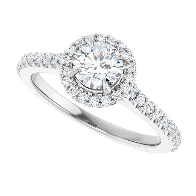 Halo-Style Engagement Ring