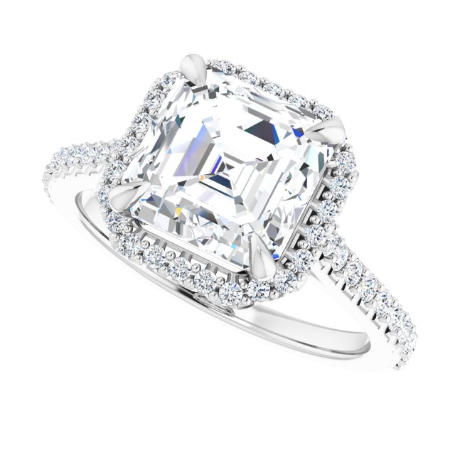 Halo-Style Engagement Ring