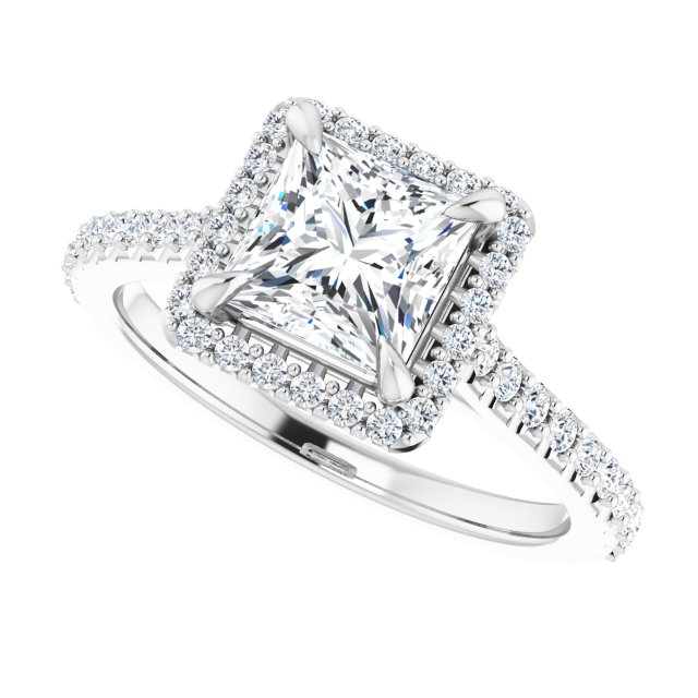 Halo-Style Engagement Ring