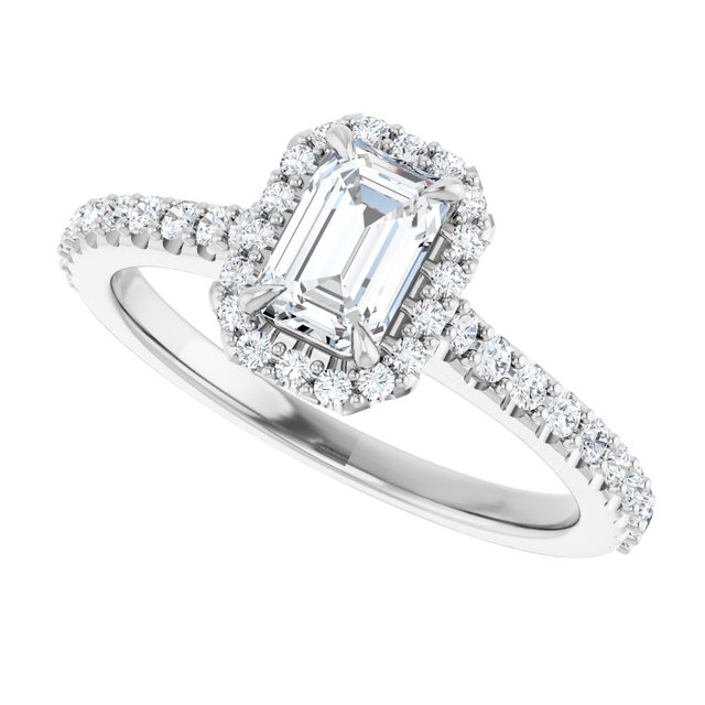 Halo-Style Engagement Ring