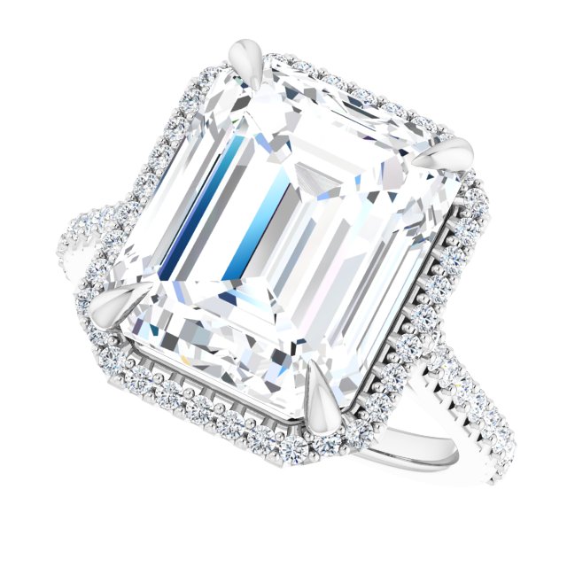 Halo-Style Engagement Ring