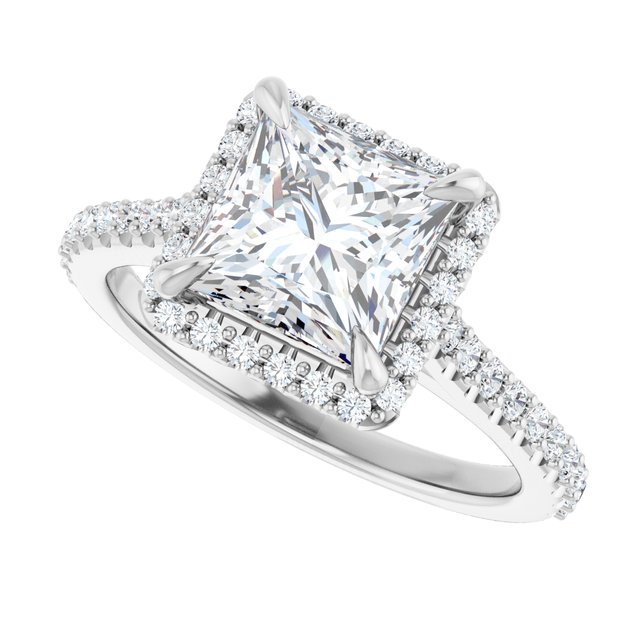 Halo-Style Engagement Ring
