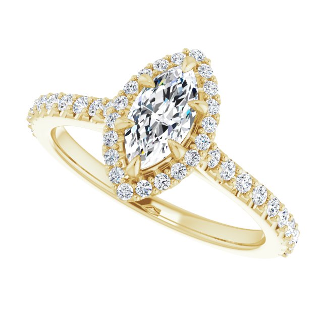 Halo-Style Engagement Ring