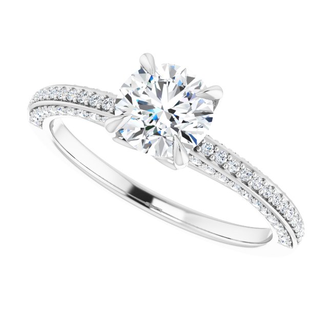 Accented Engagement Ring