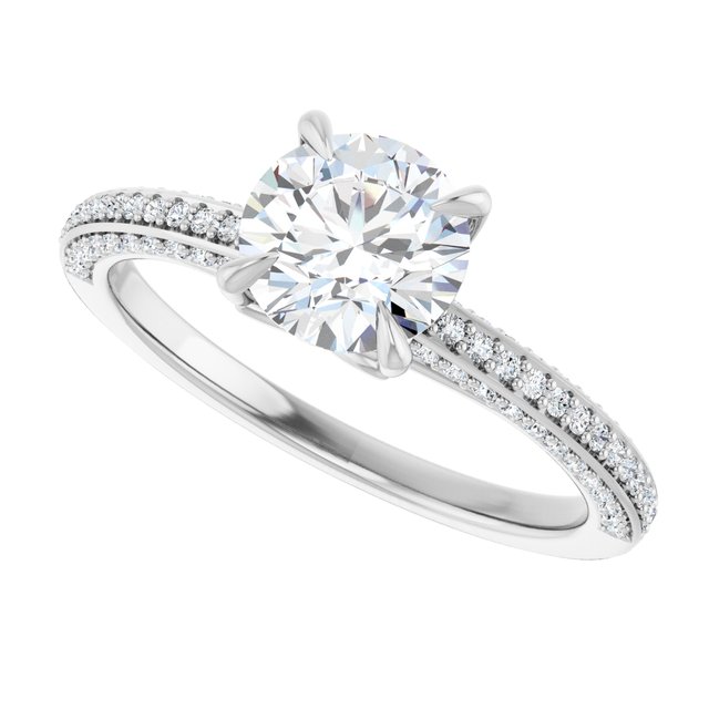 Accented Engagement Ring