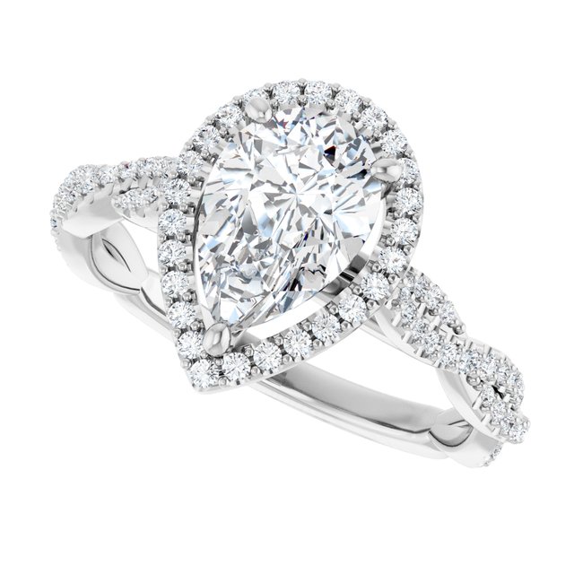 Halo-Style Engagement Ring