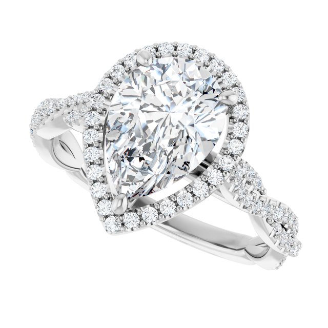 Halo-Style Engagement Ring