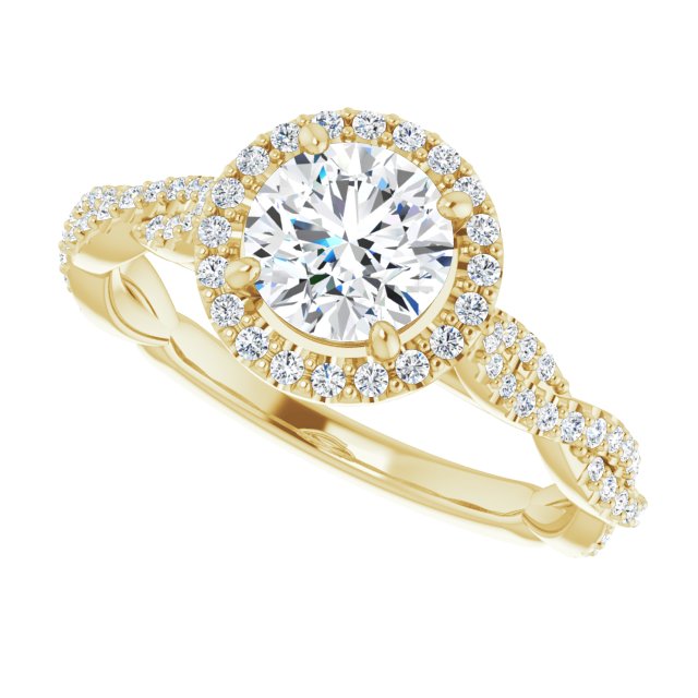 Halo-Style Engagement Ring