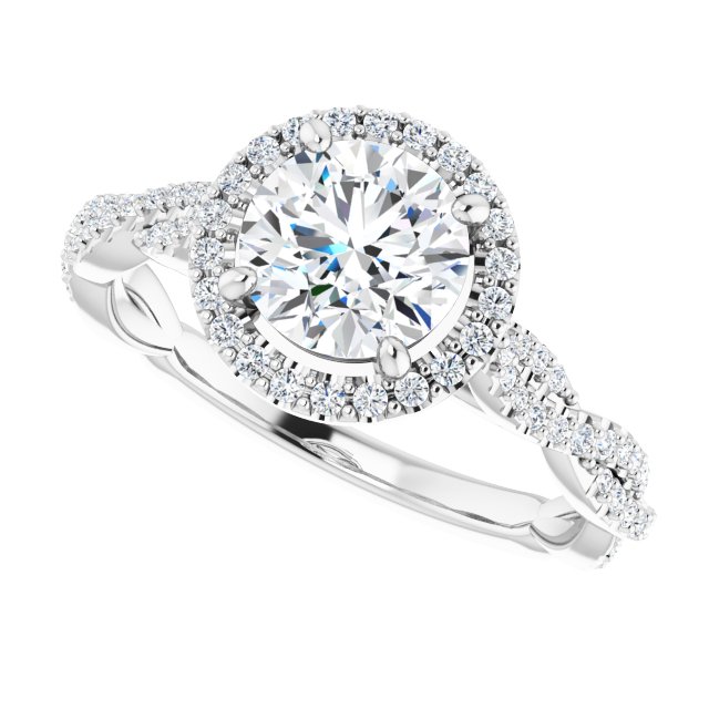 Halo-Style Engagement Ring