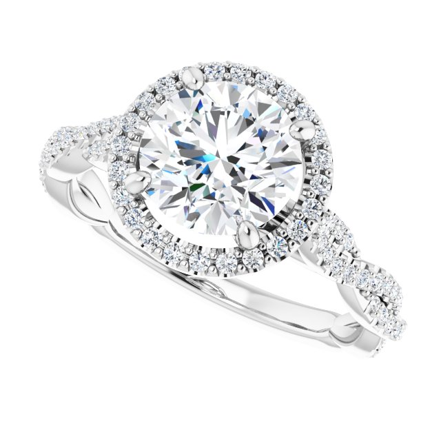 Halo-Style Engagement Ring
