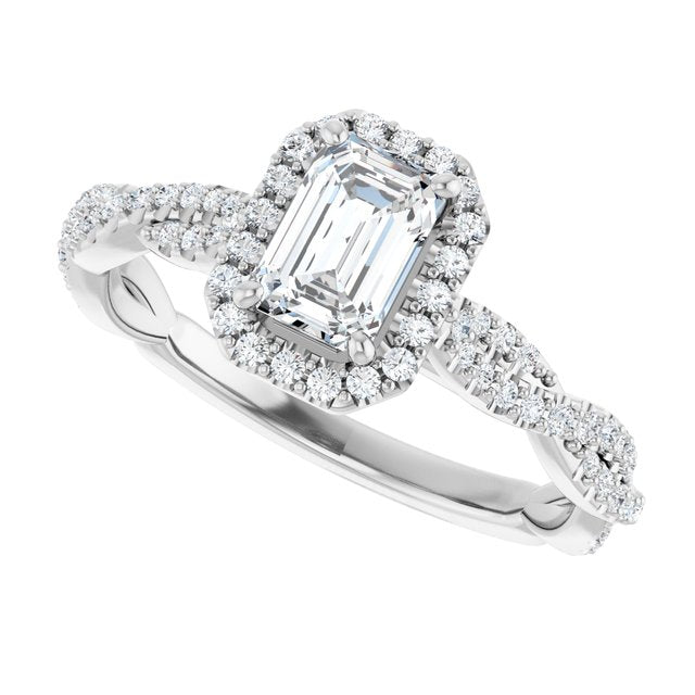 Halo-Style Engagement Ring