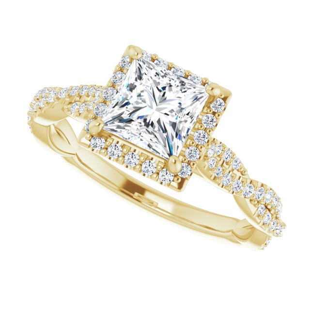 Halo-Style Engagement Ring