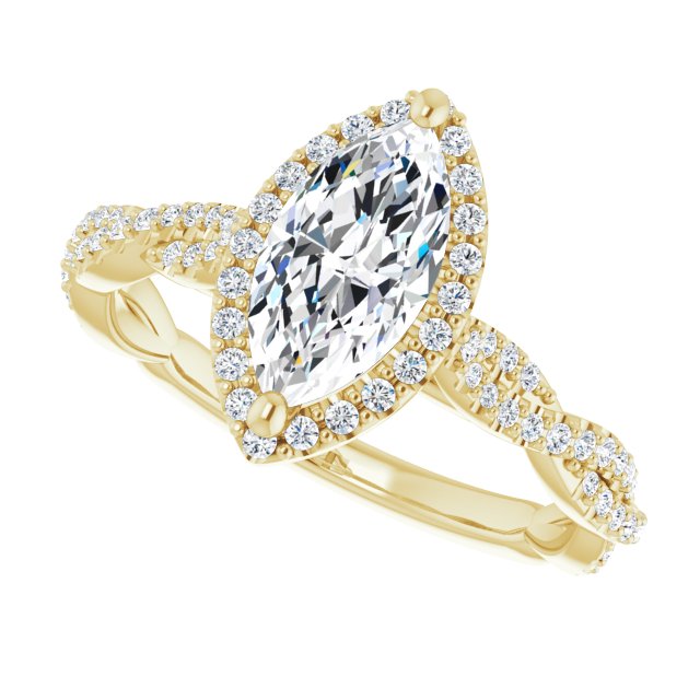 Halo-Style Engagement Ring
