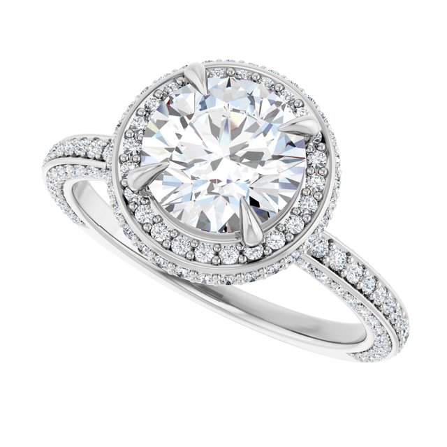 Halo-Style Engagement Ring
