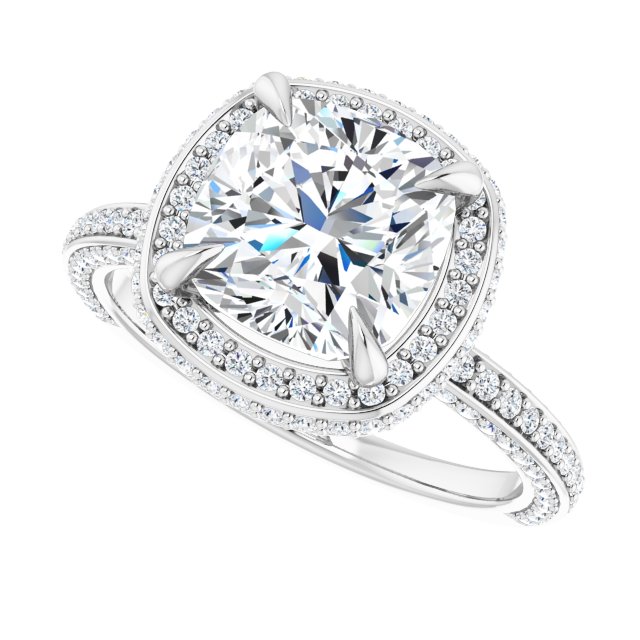 Halo-Style Engagement Ring
