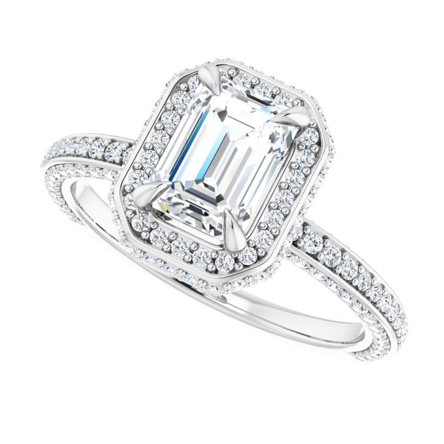 Halo-Style Engagement Ring