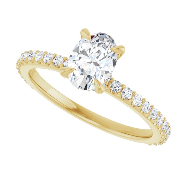 Accented Engagement Ring