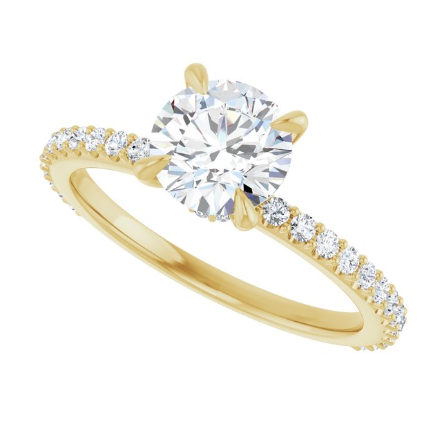 Accented Engagement Ring
