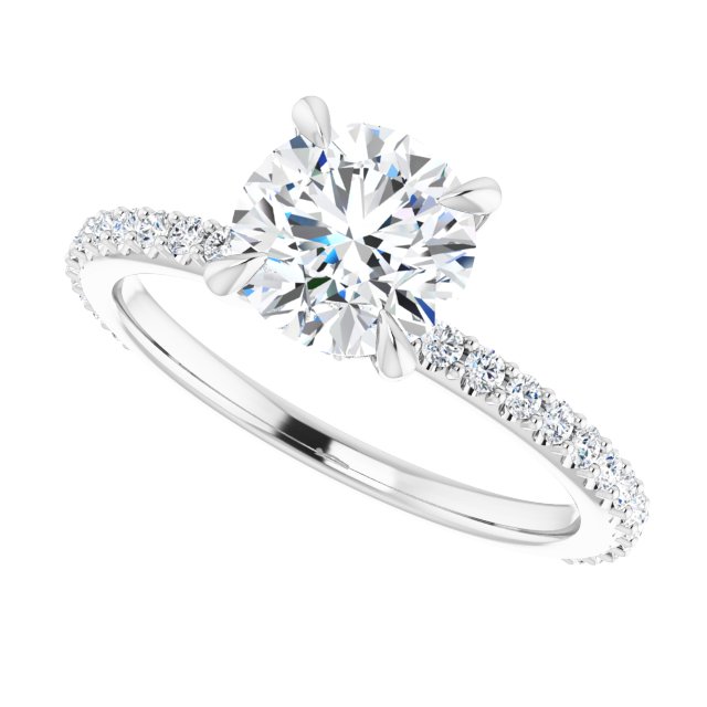 Accented Engagement Ring