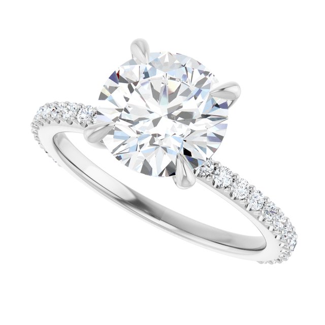 Accented Engagement Ring