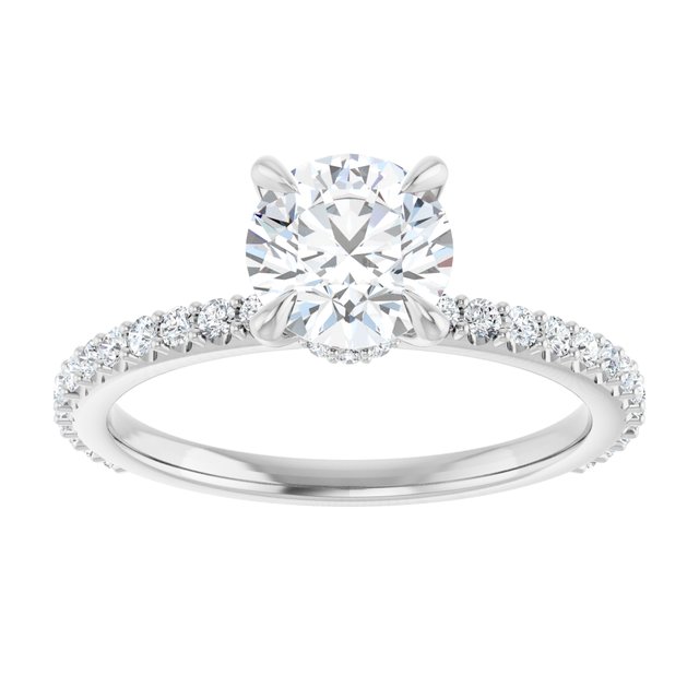 Accented Engagement Ring