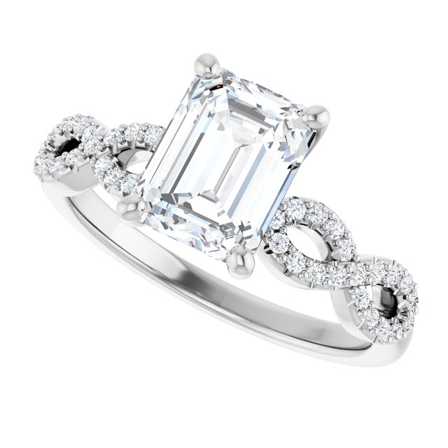 Infinity-Inspired Engagement Ring