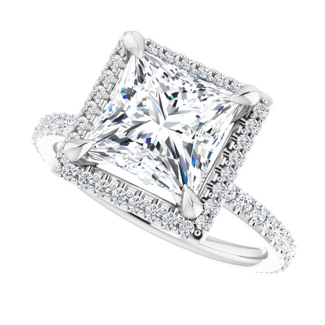 Halo-Style Engagement Ring