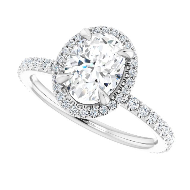 Halo-Style Engagement Ring