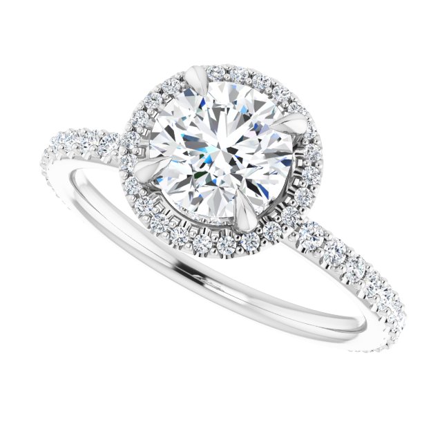 Halo-Style Engagement Ring