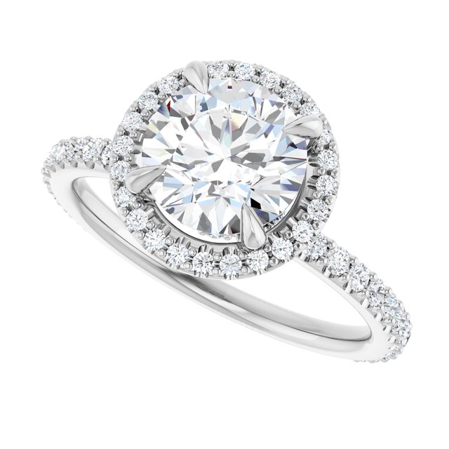 Halo-Style Engagement Ring