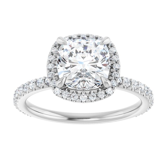 Halo-Style Engagement Ring