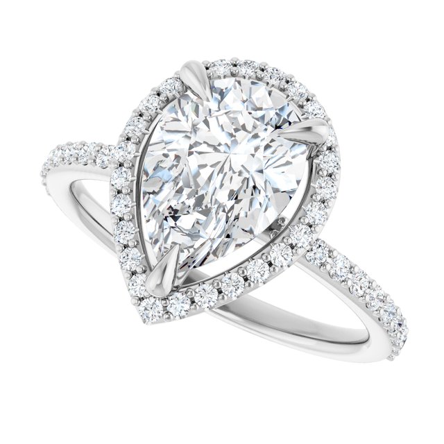 Halo-Style Engagement Ring