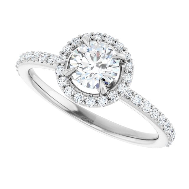Halo-Style Engagement Ring