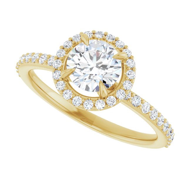 Halo-Style Engagement Ring