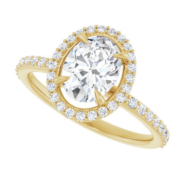 Halo-Style Engagement Ring