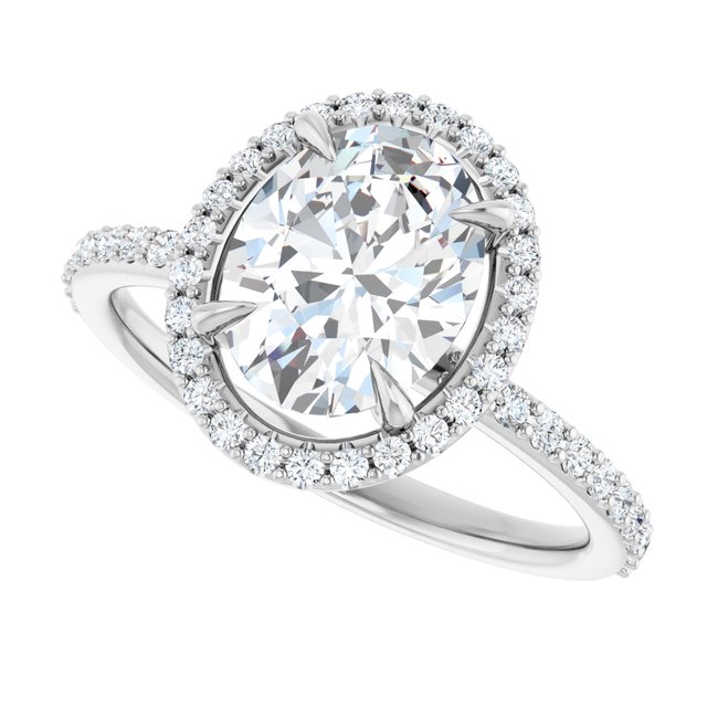 Halo-Style Engagement Ring