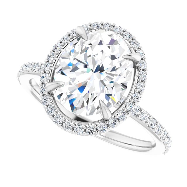 Halo-Style Engagement Ring