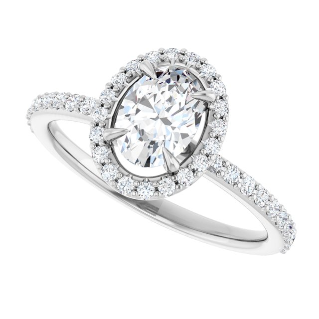 Halo-Style Engagement Ring