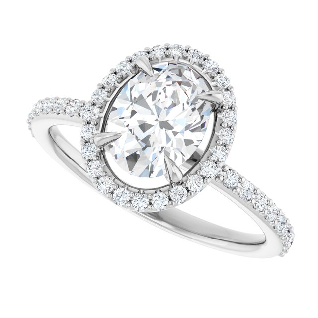Halo-Style Engagement Ring