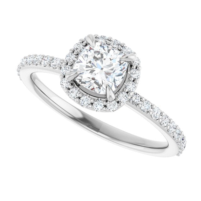 Halo-Style Engagement Ring