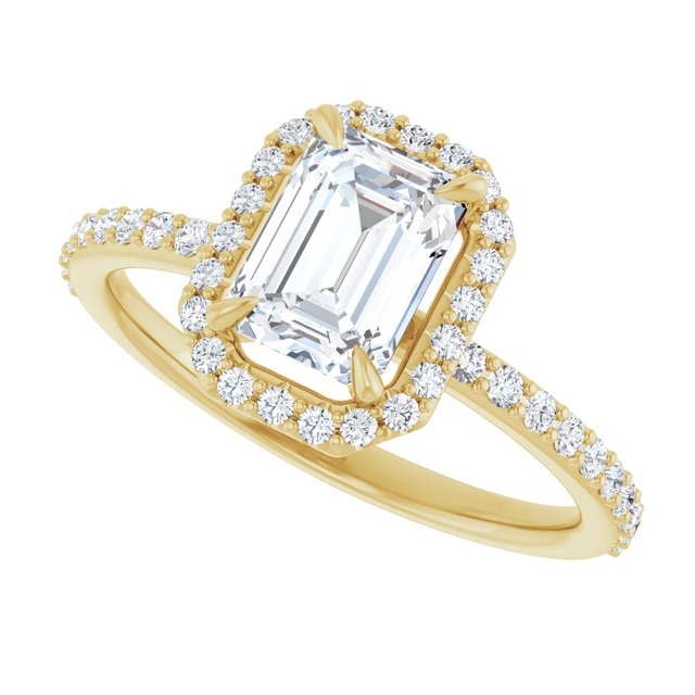 Halo-Style Engagement Ring