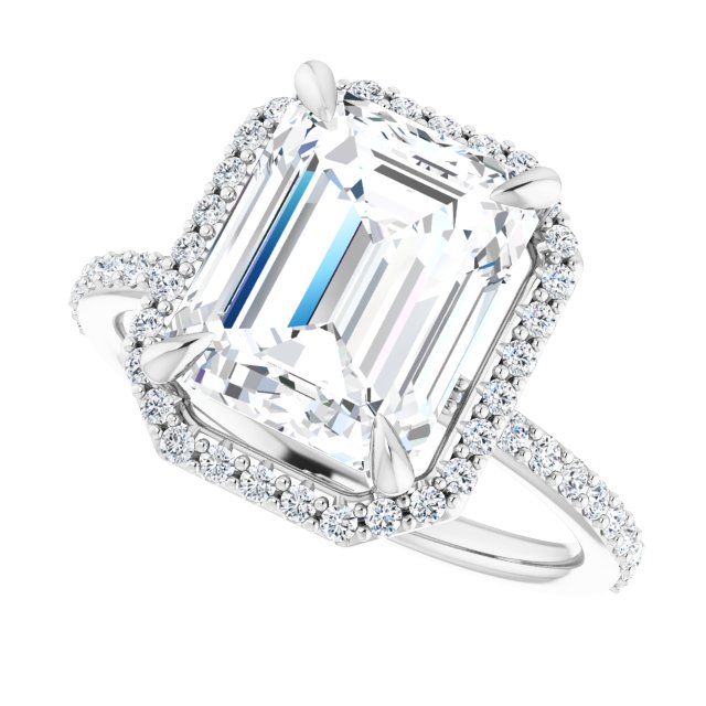 Halo-Style Engagement Ring