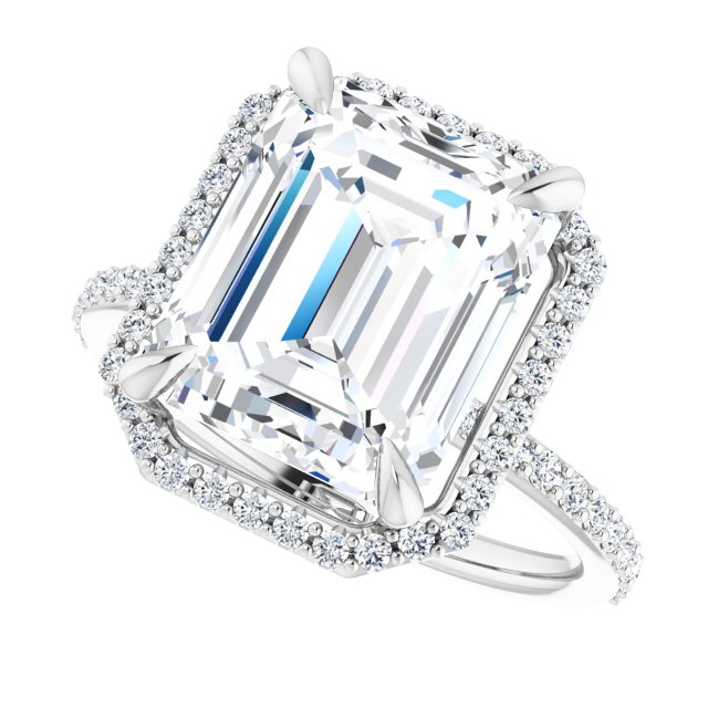 Halo-Style Engagement Ring