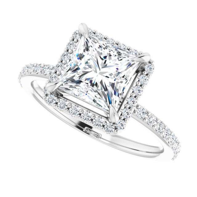 Halo-Style Engagement Ring