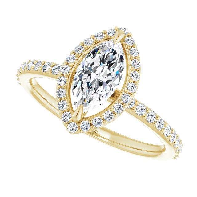 Halo-Style Engagement Ring