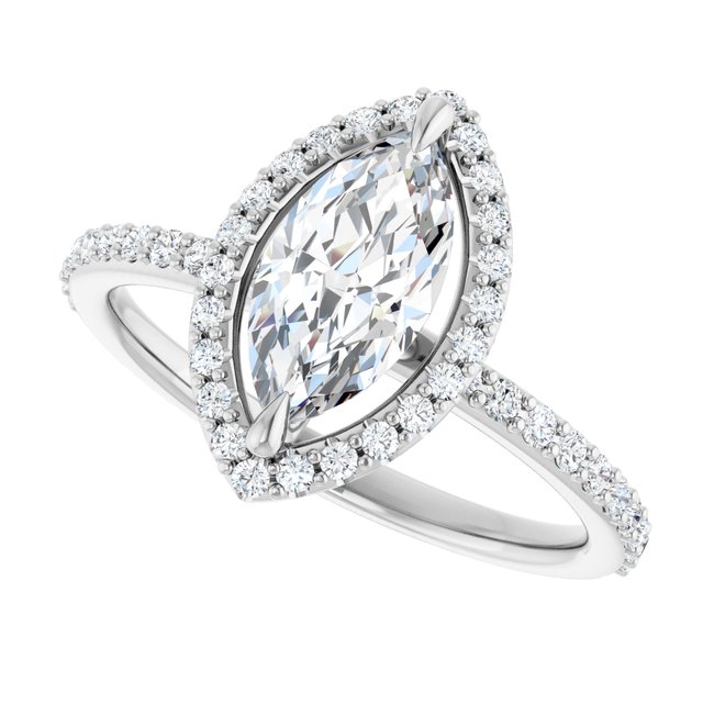 Halo-Style Engagement Ring