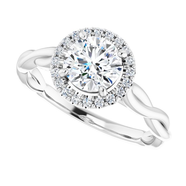 Halo-Style Engagement Ring